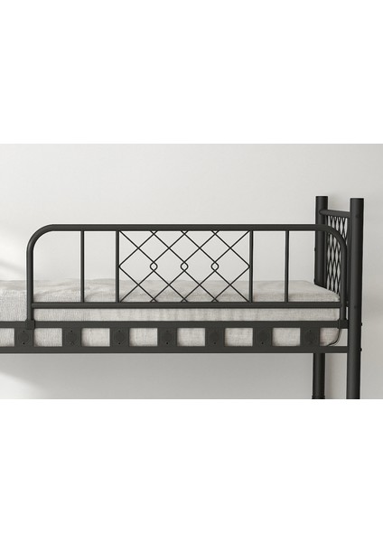 Metis Korkuluk Ranza Yatak Bariyeri Yarım Boy 90X122X36 cm Siyah fiyatları