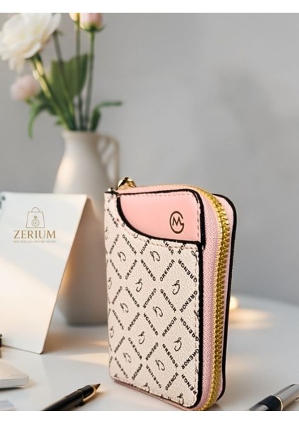 Vintage Tarzı Iki Renkli Ince Rfıd Korumalı Pu Deri Unisex Kartlık & Cüzdan