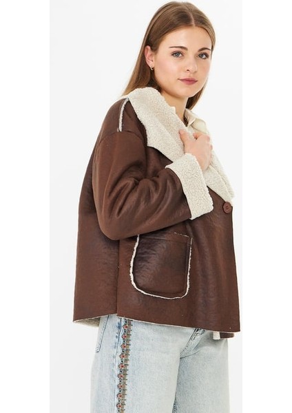 Içi Kürklü Süet Nubuk Ceket Kahve fırsatları