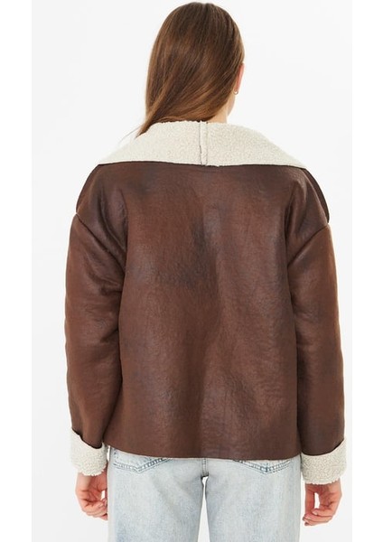 Içi Kürklü Süet Nubuk Ceket Kahve indirimleri