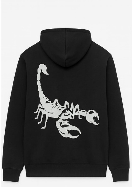 Sırtı Akrep Baskılı Unisex Sweatshirt fiyatları