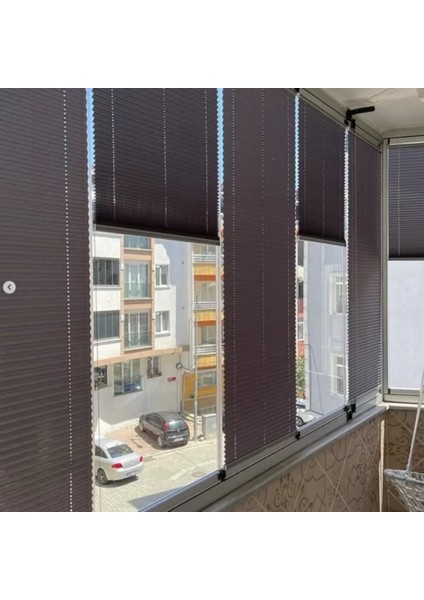Mahrashop Antirasit Katlanabilir Plise Perde, Cam Balkon Perdeleri, Ofis Perdeleri, Pvc Pencere Perdeleri