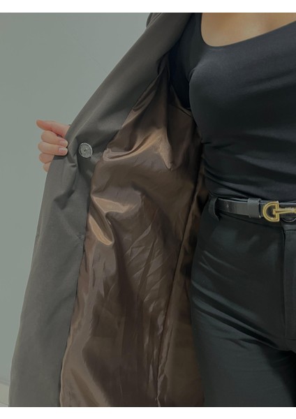 Kadın Kemerli Uzun Trençkot – Su Geçirmez, Astarlı, Oversize Model indirimleri
