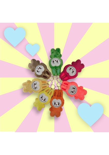 Labubu Anahtarlık Aksesuarlı 17cm Peluş Oyuncak indirimleri