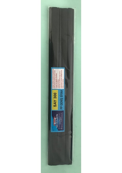Pp Geniş Siyah Elektro Çubuk 20 Paket