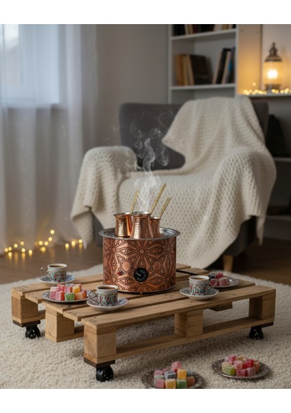 Kumda Kahve Makinesi-Kumda Türk Kahvesi Makinesi-Bakır Kahve Makinesi- 27*27*20 modelleri