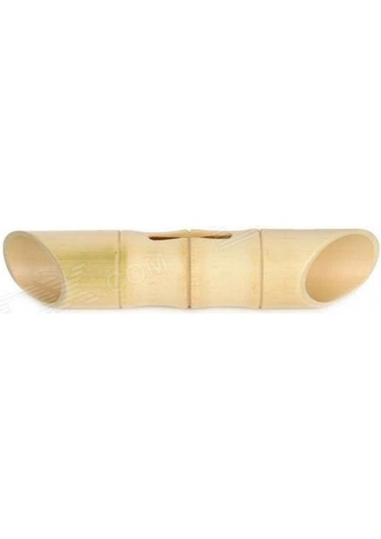 ® 6 x 1 cm Girişli Kılıflı Bambu Ağacı Akustik Ses Yükseltici Aparat