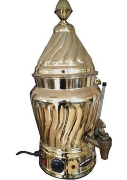 Otomatik Karıştırıcılı Bakır Sahlep Kazanı 7.5 Lt Tek Musluklu