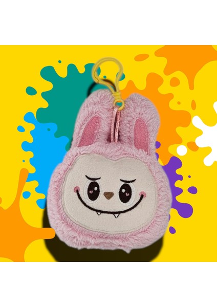 Labubu Kafa Anahtarlık Aksesuarlı 13 cm Peluş Oyuncak modelleri