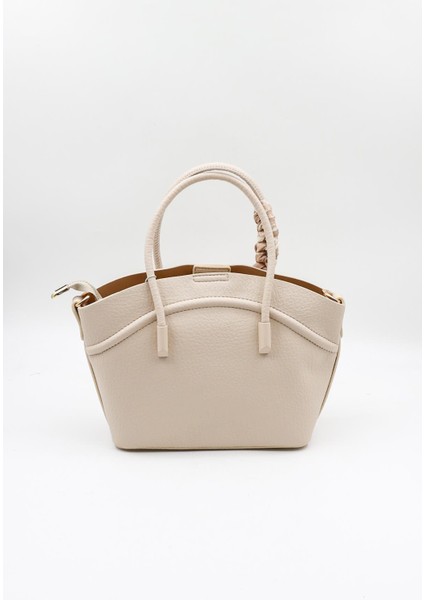 Ithal Kadın Fular Detaylı El ve Çapraz Çanta KB592 - Bej fiyatları