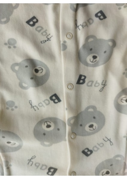 Teddy Snuggles Pamuk Bebek Tulum – Ayıcık Desenli, Uzun Kollu fiyatları