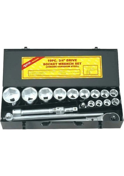 Rıco 3/4 Altı Köşe Ağır Lokma Takımı Seti 19 Parça