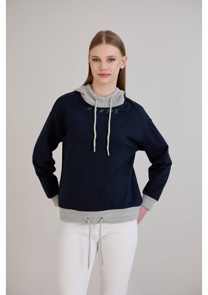 Kordonlu Triko Kapşonlu Sweatshirt fiyatları