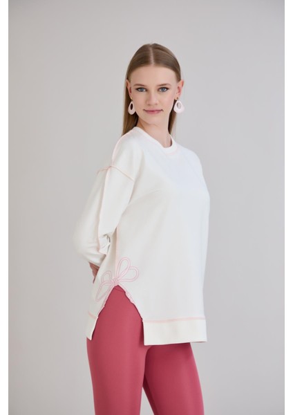Overlok Dikişli Sweatshirt