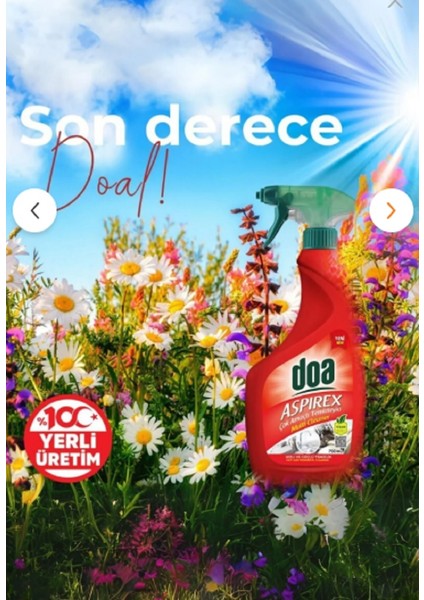 Doa Çok Amaçlı Temizleyici Aspirex 750 ml Vegan x 3 Adet fiyatları