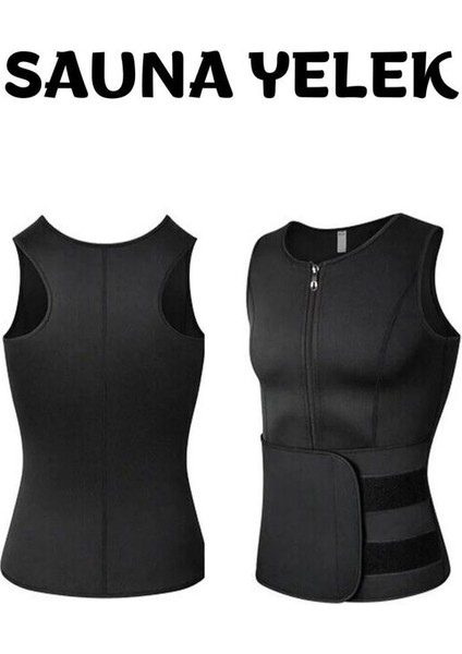 New Style Erkek 3 Kat Fazla Terleme Vücut Şekillendirici Bel Destekli Sauna Korse Termoform Fitness Yeleği M-L-XL Beden Uyumlu