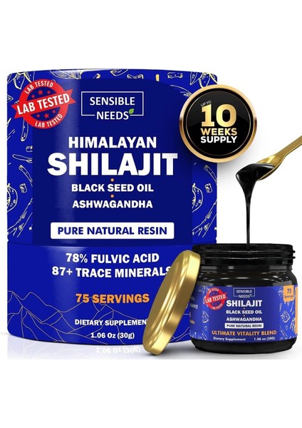 Himalayan Shilajit Black Seed Oil 75 Servis 30 G.