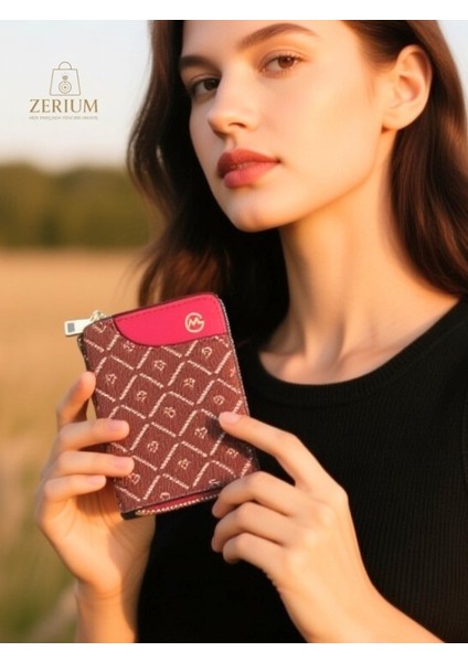 Vintage Tarzı Iki Renkli Ince Rfıd Korumalı Pu Deri Unisex Kartlık & Cüzdan fırsatları
