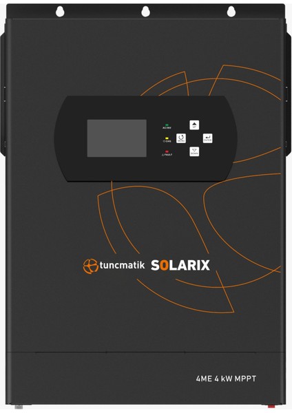 Solarix 4 Kw 4000 W Watt 24 V Volt 100 A Amper Yüksek Voltaj Mppt Akıllı Solar Inverter Invertör
