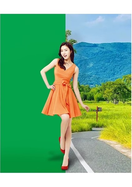 160X400 Cmchromakey Green Screen Greenbox Yeşil Fon Perde Background Backdrop modelleri