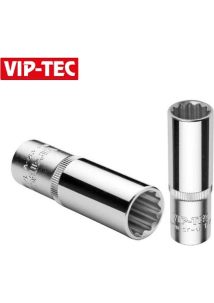 Vıp-Tec 1/2 On Iki Köşe Yıldız Derin Lokma 22 mm