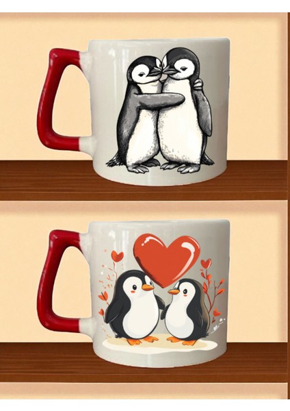 Sevimli Penguen Kupa - Erkek Arkadaşa Doğum Günü Hediyesi, Erkek Sevgiliye Doğum Günü Hediyesi