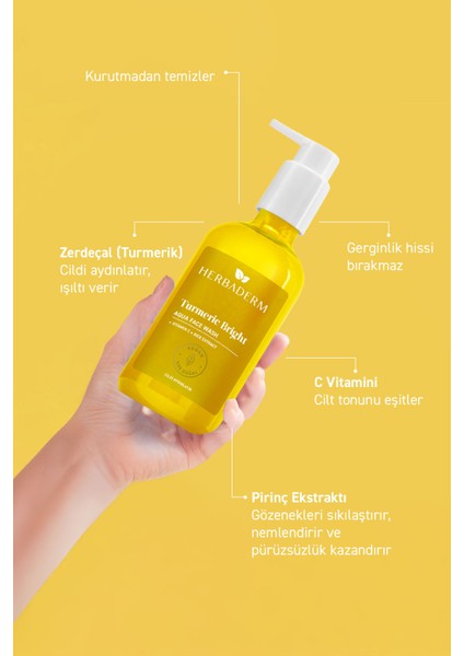 Turmeric Bright, Aydınlatıcı Yüz Temizleme Jeli 250 ml fırsatları