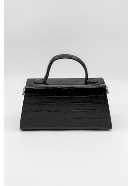 Marka Ithal Kroko Kadın Çanta KB909 Siyah fiyatları