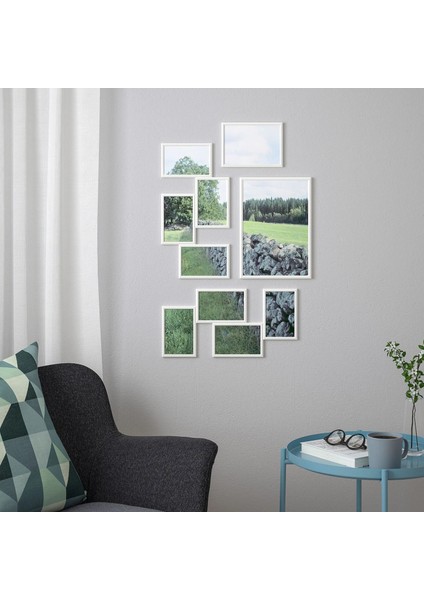 Yllevad Kolaj Çerçeve Beyaz 10.3 x 15.3 cm 4 Fotoğraflık modelleri