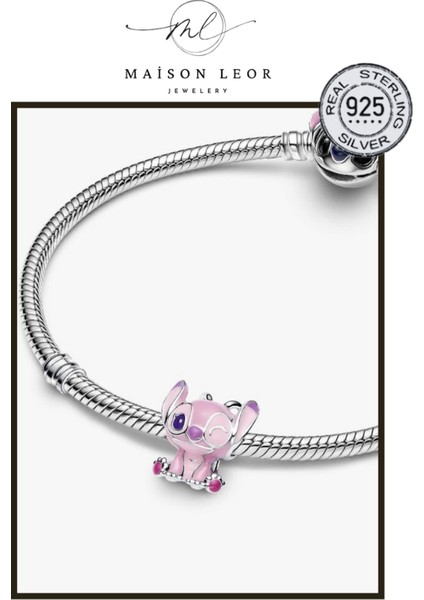 Disney Lilo ve Stitch Angel Charm