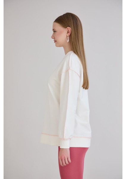 Overlok Dikişli Sweatshirt