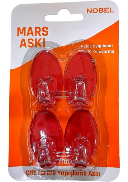 4 Adet Plastik 5x3 cm Kendinden Yapışkanlı Şeffaf Güçlü Askı Kapı Duvar Askıları Ağır Yük Taşıma Askısı modelleri