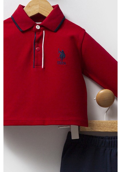 U.s.polo Assn Erkek Bebek 2 Li Takım - Kırmızı fiyatları