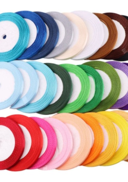 Saten Kurdele 6 mm Bebe Mavisi 1 Metre fiyatları