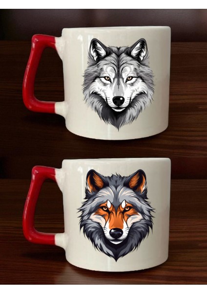 Karizmatik Kurt Baskılı Kupa - Arkadaş Hediyeleri, Çocuklara Hediye, Erkek Çocuk Hediye