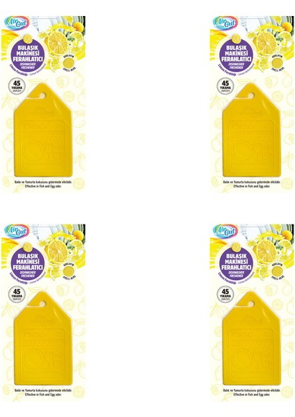 Bulaşık Makinesi Koku Giderici Limon_x4