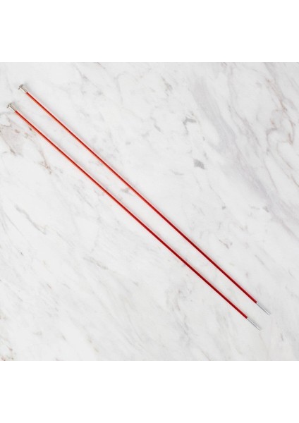 Loren Rythm 2,5mm Kırmızı Renkli Metal Örgü Şişi