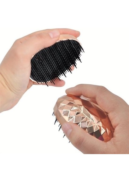 ® Rose Gold Saç Düzleştirici Tarak Geniş Aralıklıher Saç Tipine Uygun Fırçalı Saç Düzleştiric fırsatları