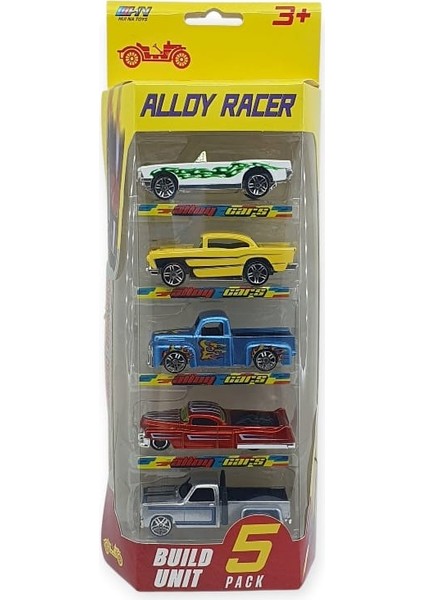 Alloy Racer 5'li Araç Seti - 780-513 (Lisinya) indirimleri
