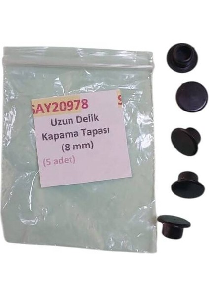 20978 Uzun Delik Kapama Tapası 8 mm 5 Adet 20978