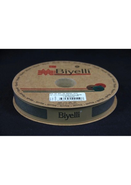 Biye Koton Katlı D14 Asker Yeşili 2 cm 25 Metre %65 Koton %35 Polyester
