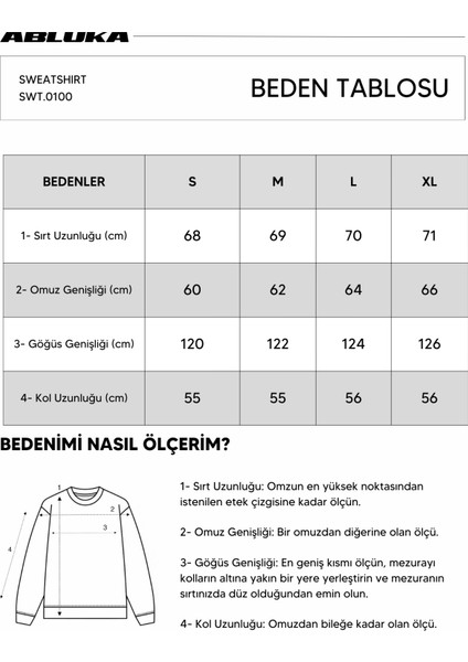 Erkek Oversize Bisiklet Yaka Basic Sweatshirt Kahverengi