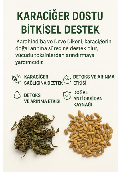 Karahindiba & Devedikeni Çayı - Doğal Bitkisel Destek Sindirim Dostu 2X50 fırsatları