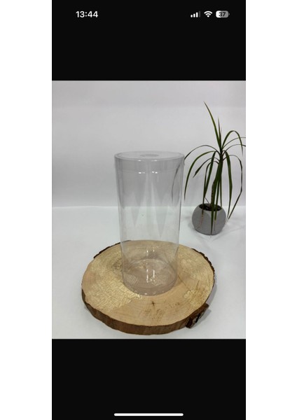 Silindir Asetat Kutu Çap 9 cm Yükseklik 15 cm [20 Adet]