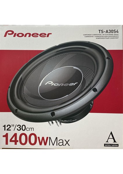 TS-A30S4 1400 Watt 30 cm Subwoofer