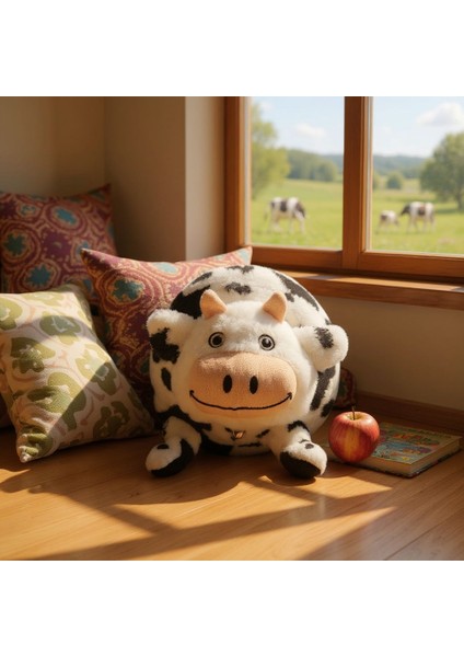 Küçük Çanlı İnek 32 cm Peluş Oyuncak