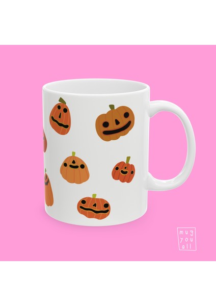 Pumpkin Season – Balkabaklı Halloween Kupa – Sonbahar Temalı Porselen Hediye Kupa modelleri