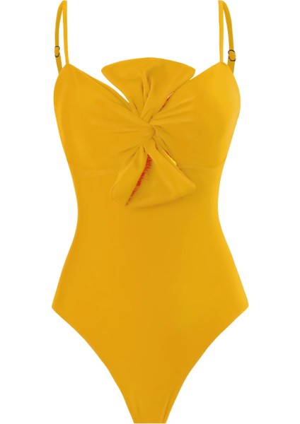 Tcherchı Plaj Retro Mayo Bikini Seti ile Tek Parça Mayo (Yurt Dışından)