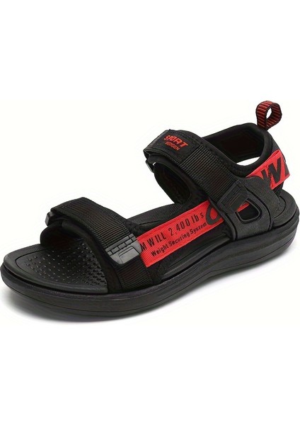 Tcherchı Erkekler Için Trendy Serin Burnu Açık Sandalet, Kapalı Açık Plaj Için Nefes Alabilen Hafif Sandalet (Yurt Dışından)