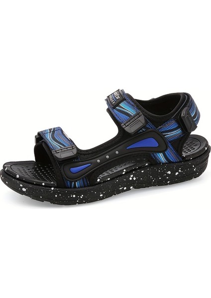 Tcherchı Erkekler Için Trendy Havalı Burnu Açık Spor Sandalet, Nefes Alabilen Hafif Sandalet (Yurt Dışından)